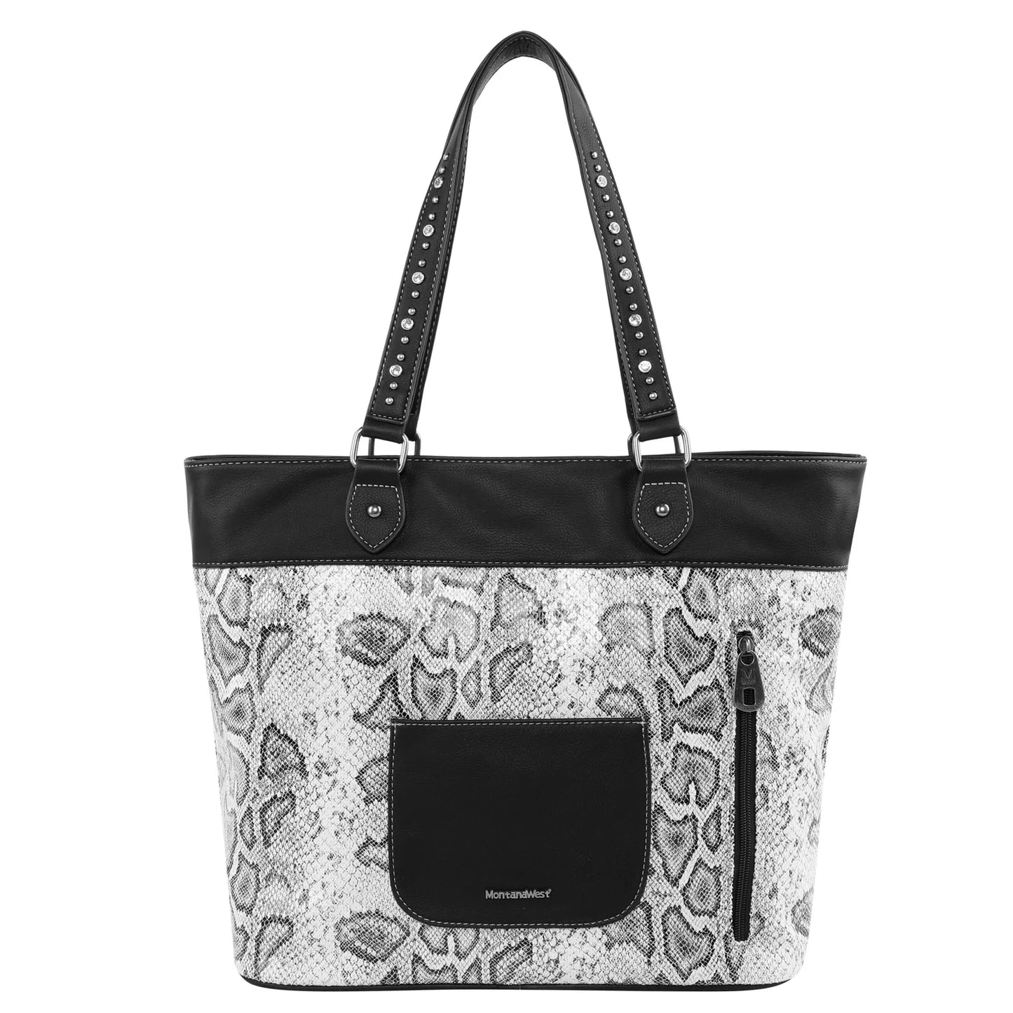 MW Snake Print Concealed Carry Wide Tote