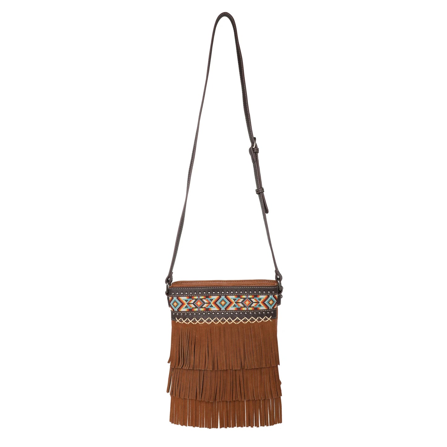MW Aztec Fringe Concealed Carry Crossbody