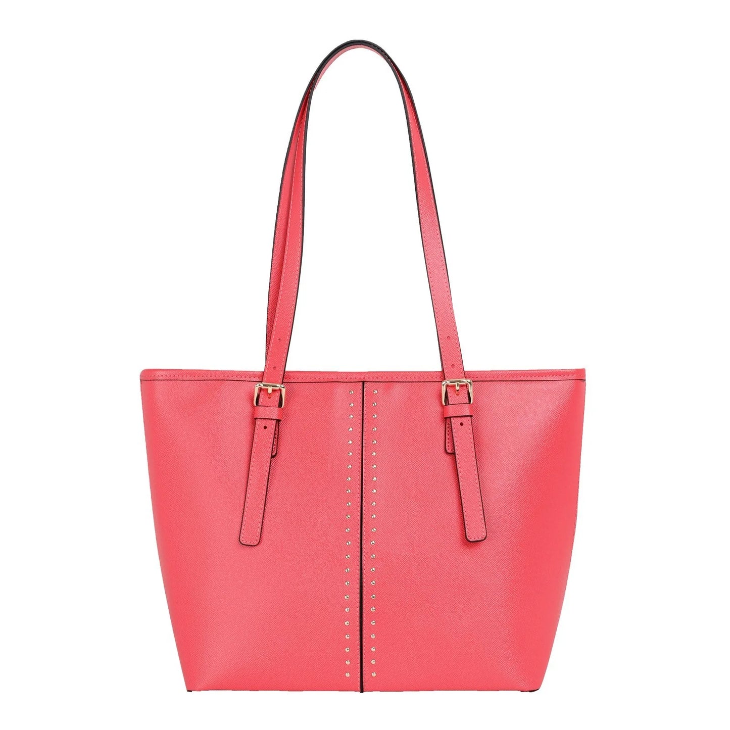 MW Real Leather Studs Collection Concealed Carry Tote
